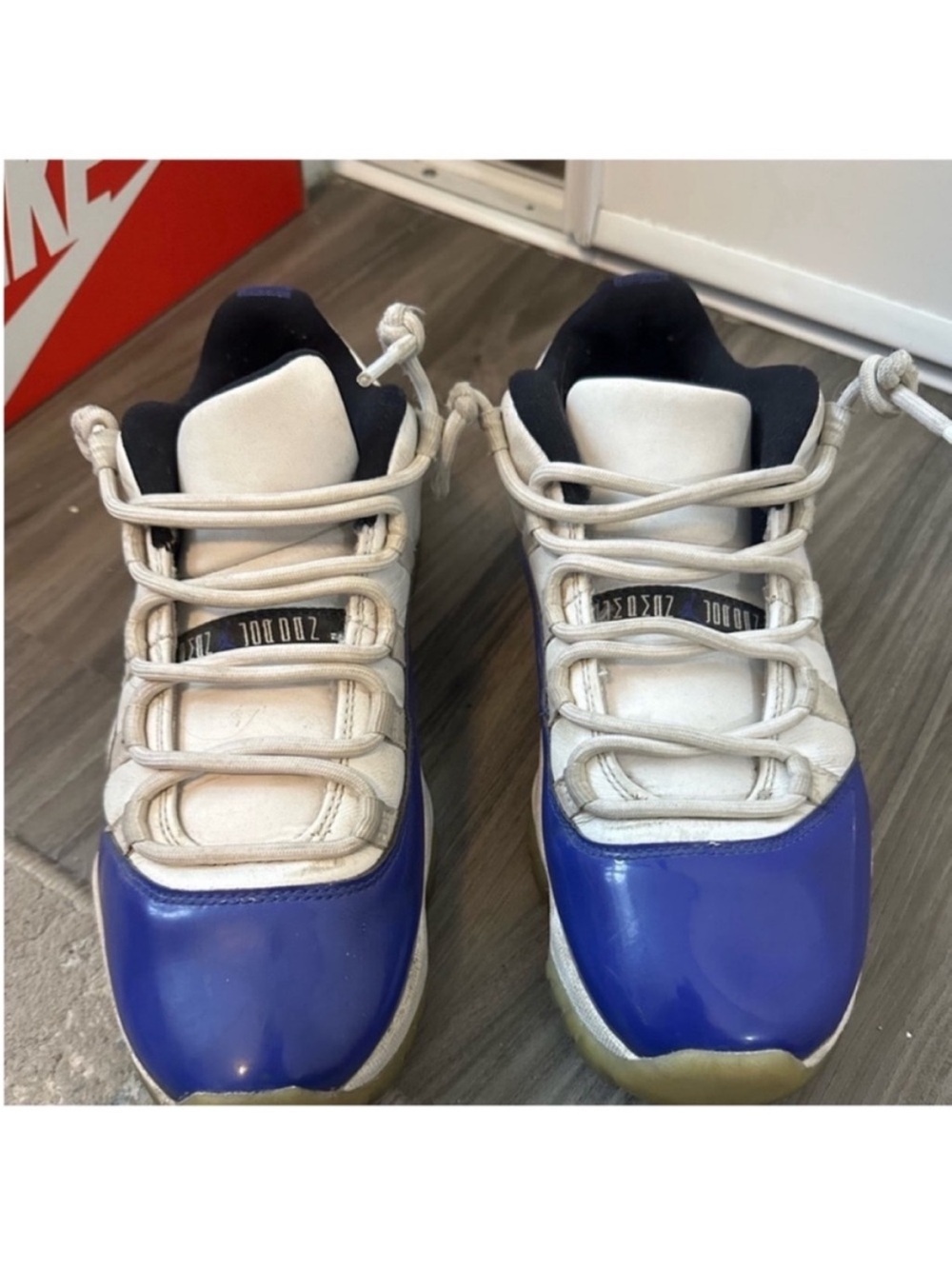 Woman Jordan 11 concord sketch